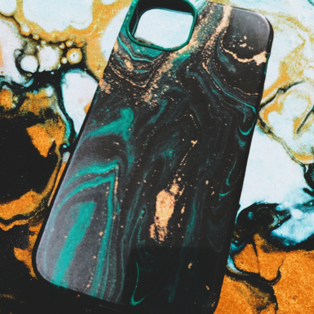 Stylish Black and Gold iPhone 13 Case